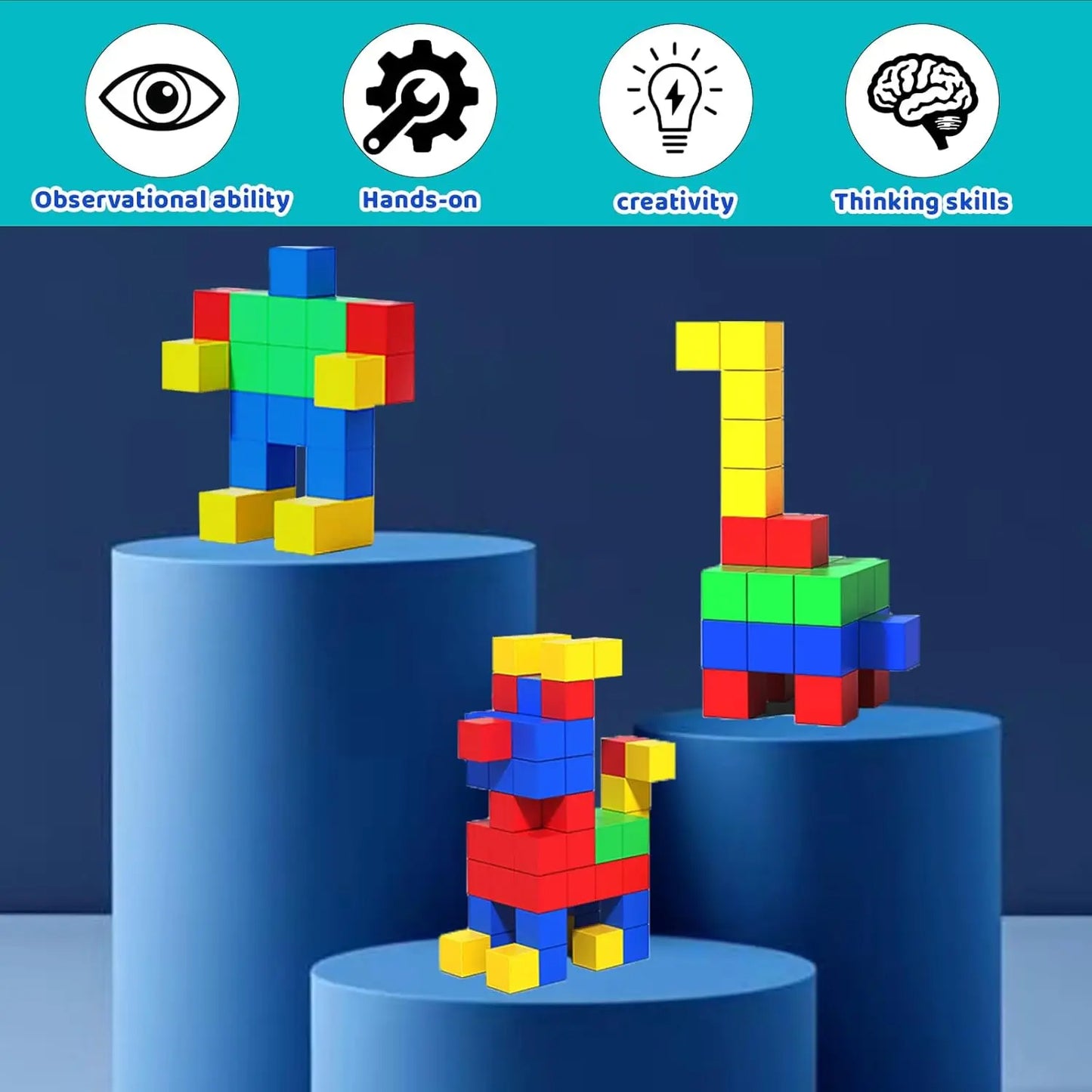 luzelane™ - Creative Magnetic Building Blocks for kids