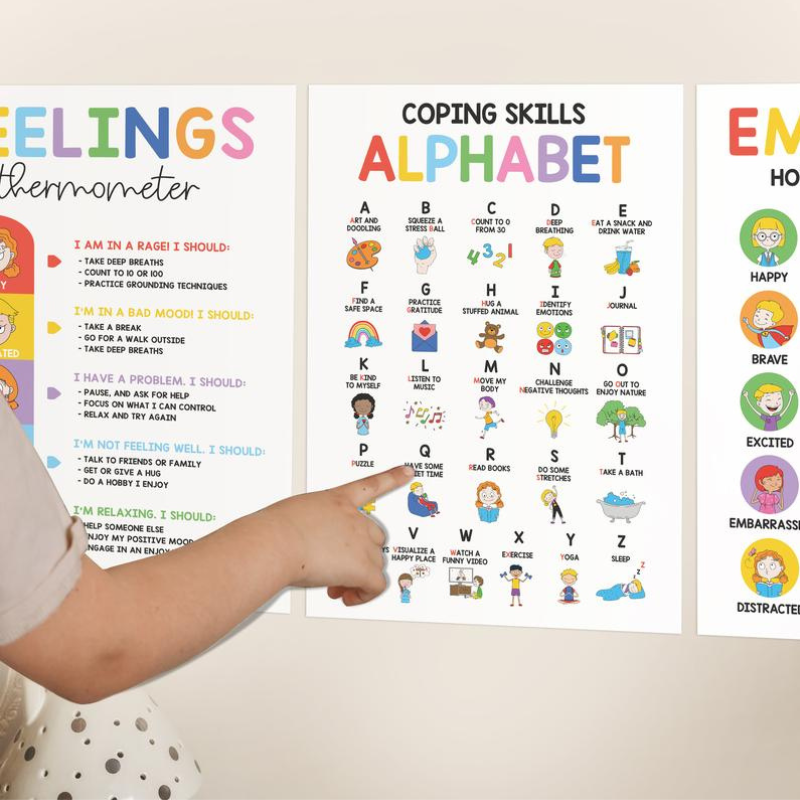 Calming Posters Set - 12 Pack