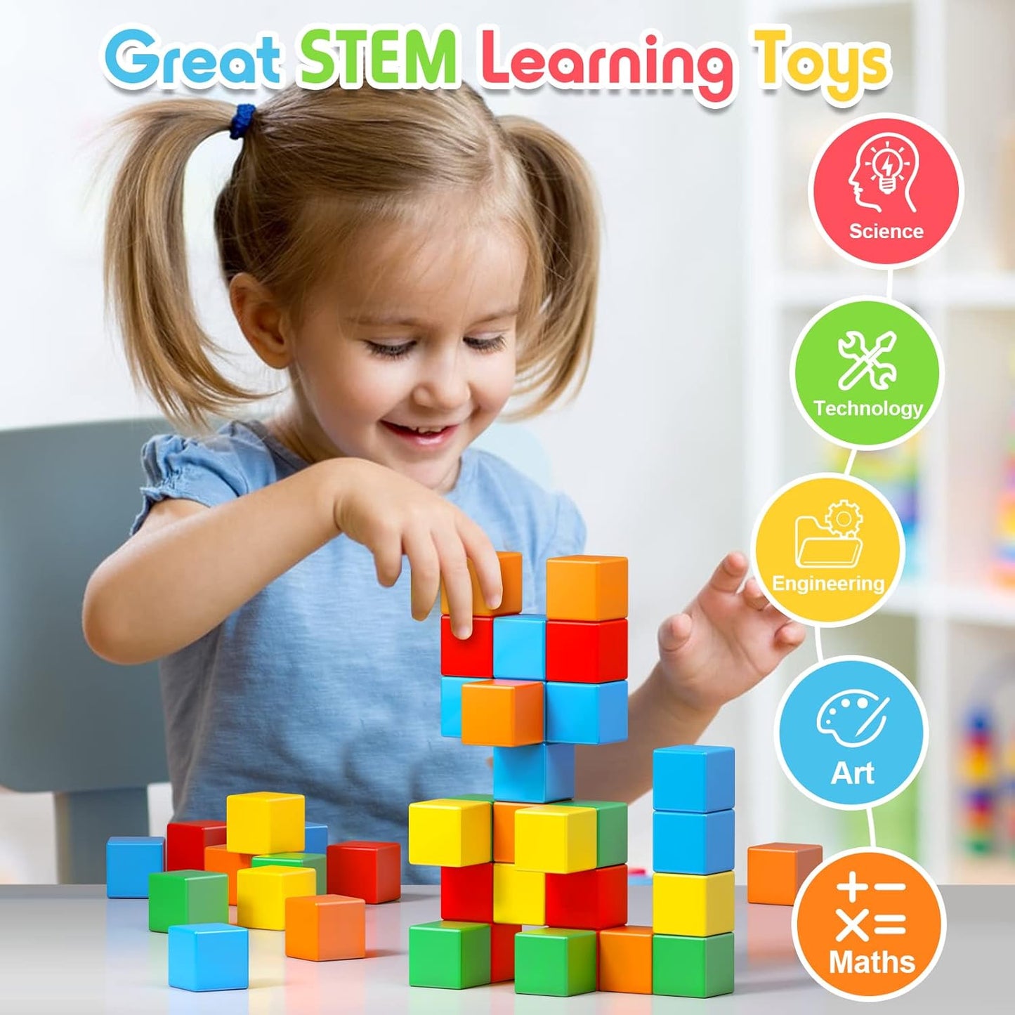luzelane™ - Creative Magnetic Building Blocks for kids