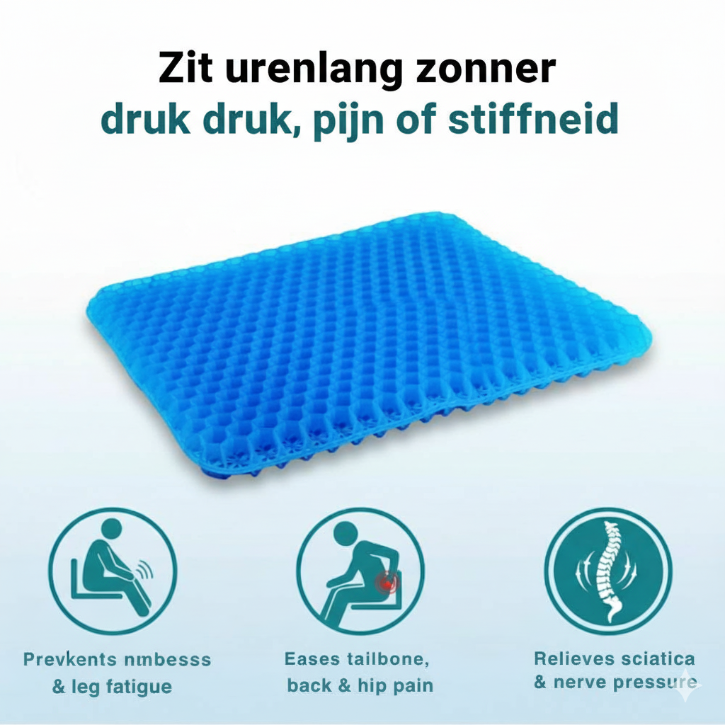 CoolGel+ Zitkussen Comfort Ondersteuning
