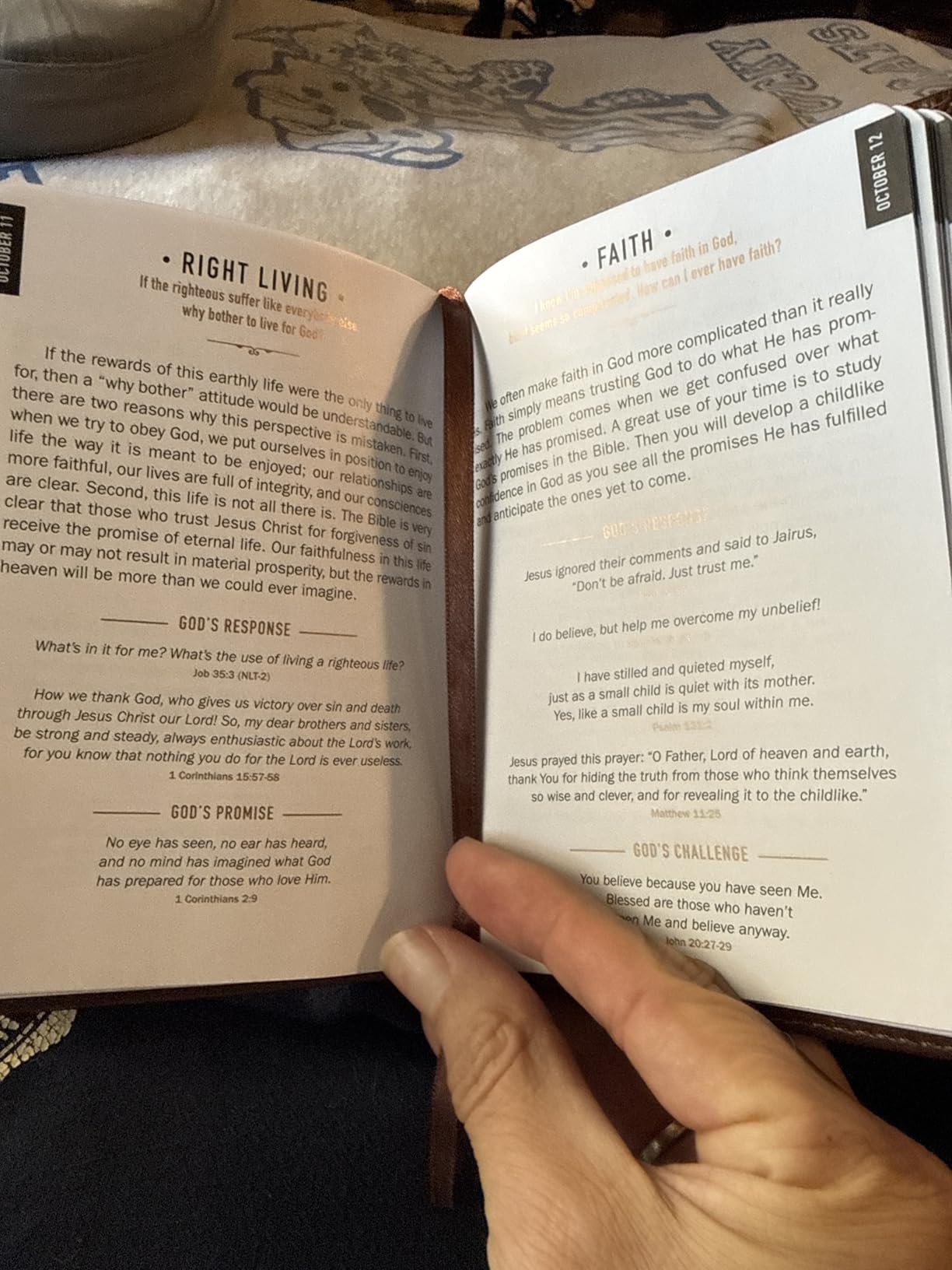 One Minute Daily Devotional