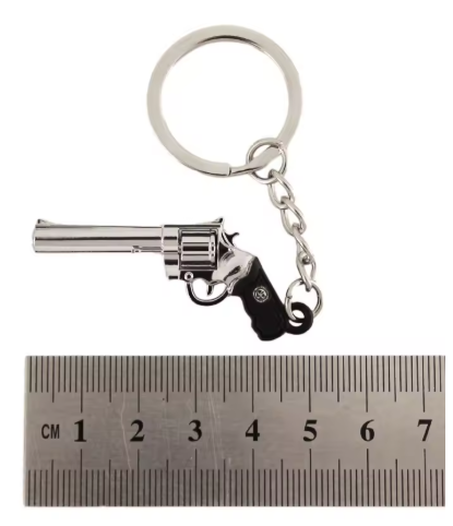 Revolver Mini-Model Keychain