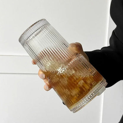 Luzelane - 20oz Elegant Ribbed Glass Tumber