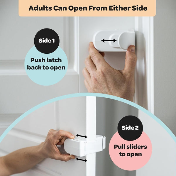 SnapOn Quick-Click Door Lock