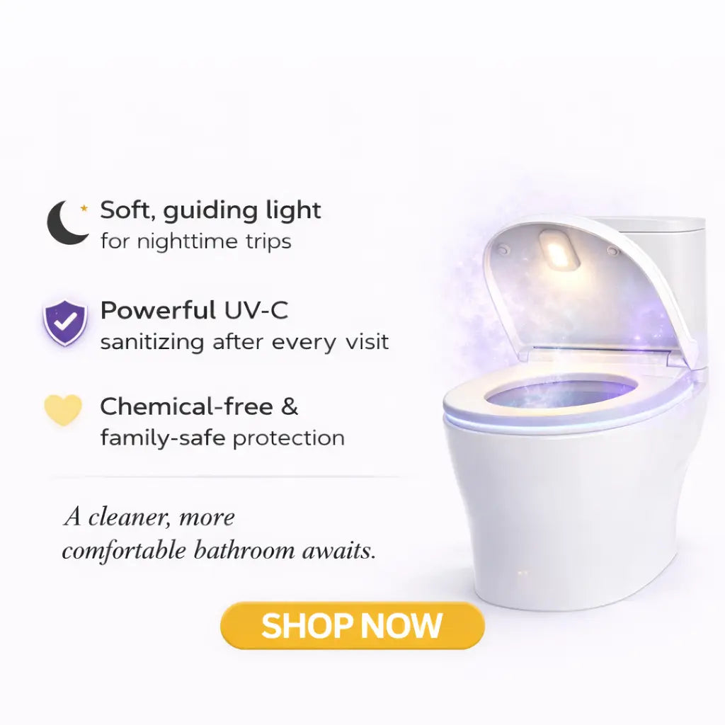 Auto UV Toilet Sanitizer Light