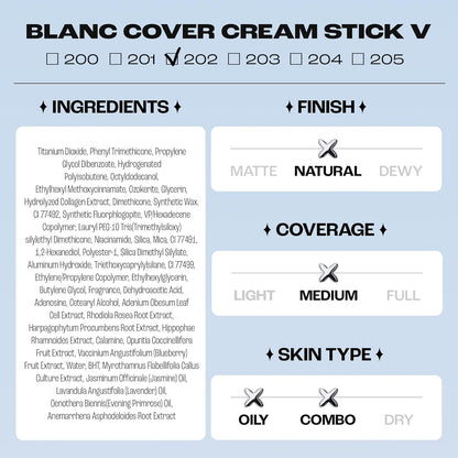 Magic Cover Korean Cream Stick
