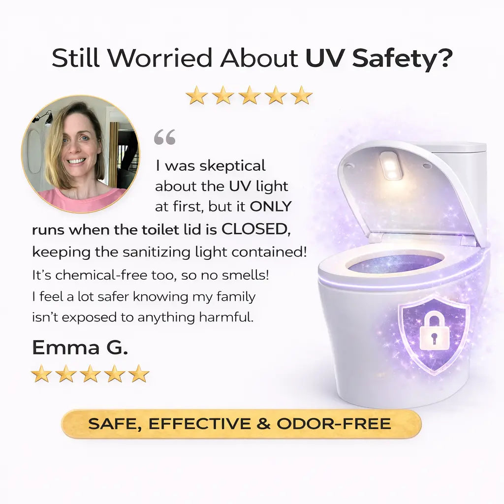 Auto UV Toilet Sanitizer Light