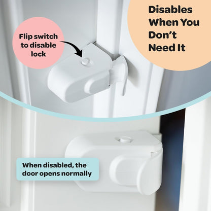SnapOn Quick-Click Door Lock